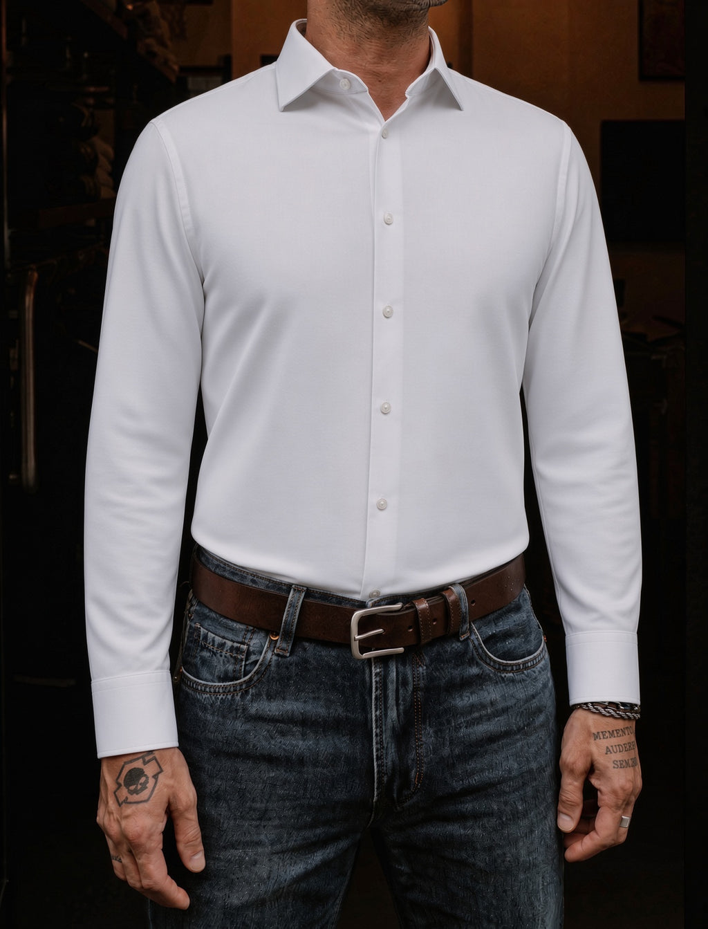 CAMICIA JAQUARD