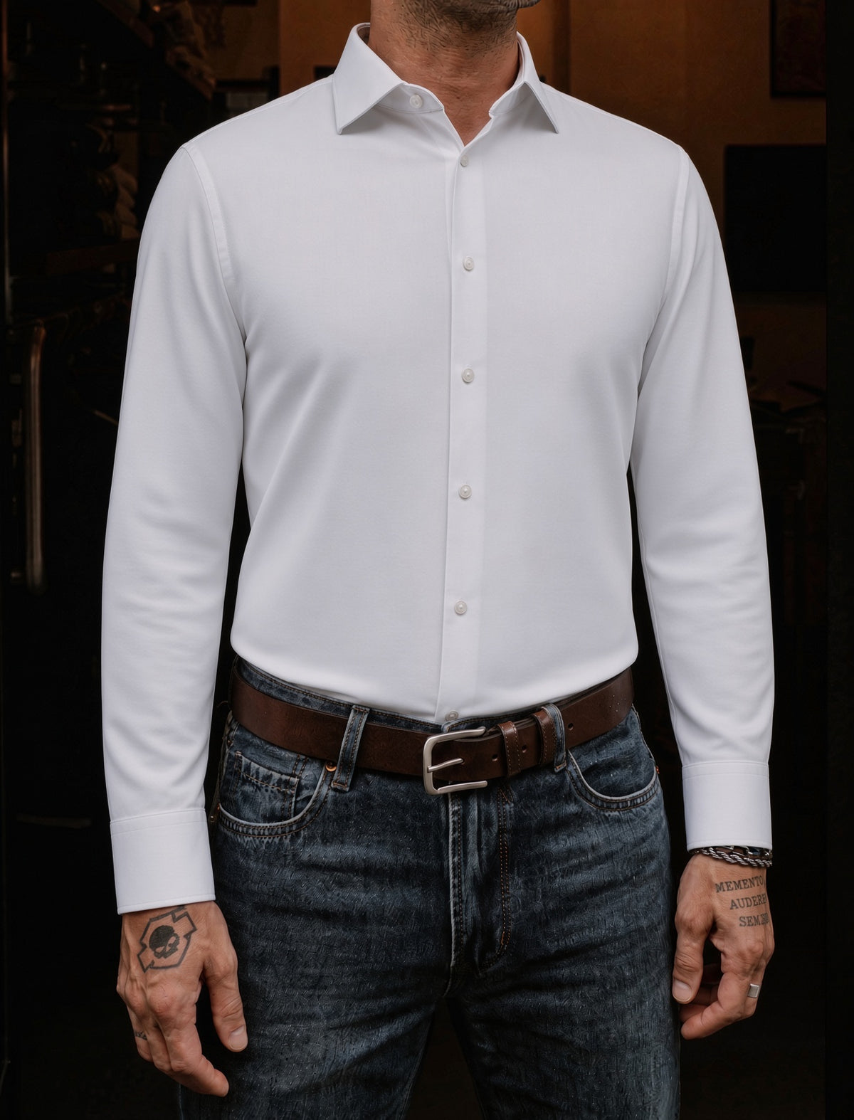 CAMICIA JAQUARD