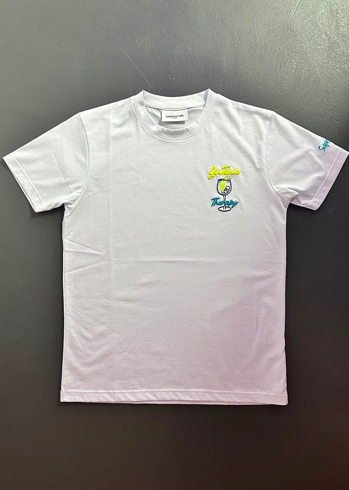 T-SHIRT BIANCA GIN TONIC THERAPY