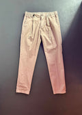 PANTALONE CHINO 1 PINCE BEIGE - OVER/D