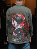 OVERSHIRT MILITARE GEISHA J81