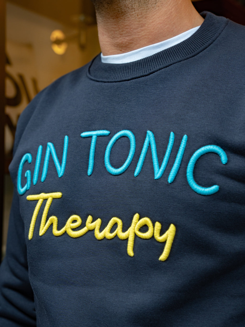 FELPA GIROCOLLO GIN TONIC THERAPY