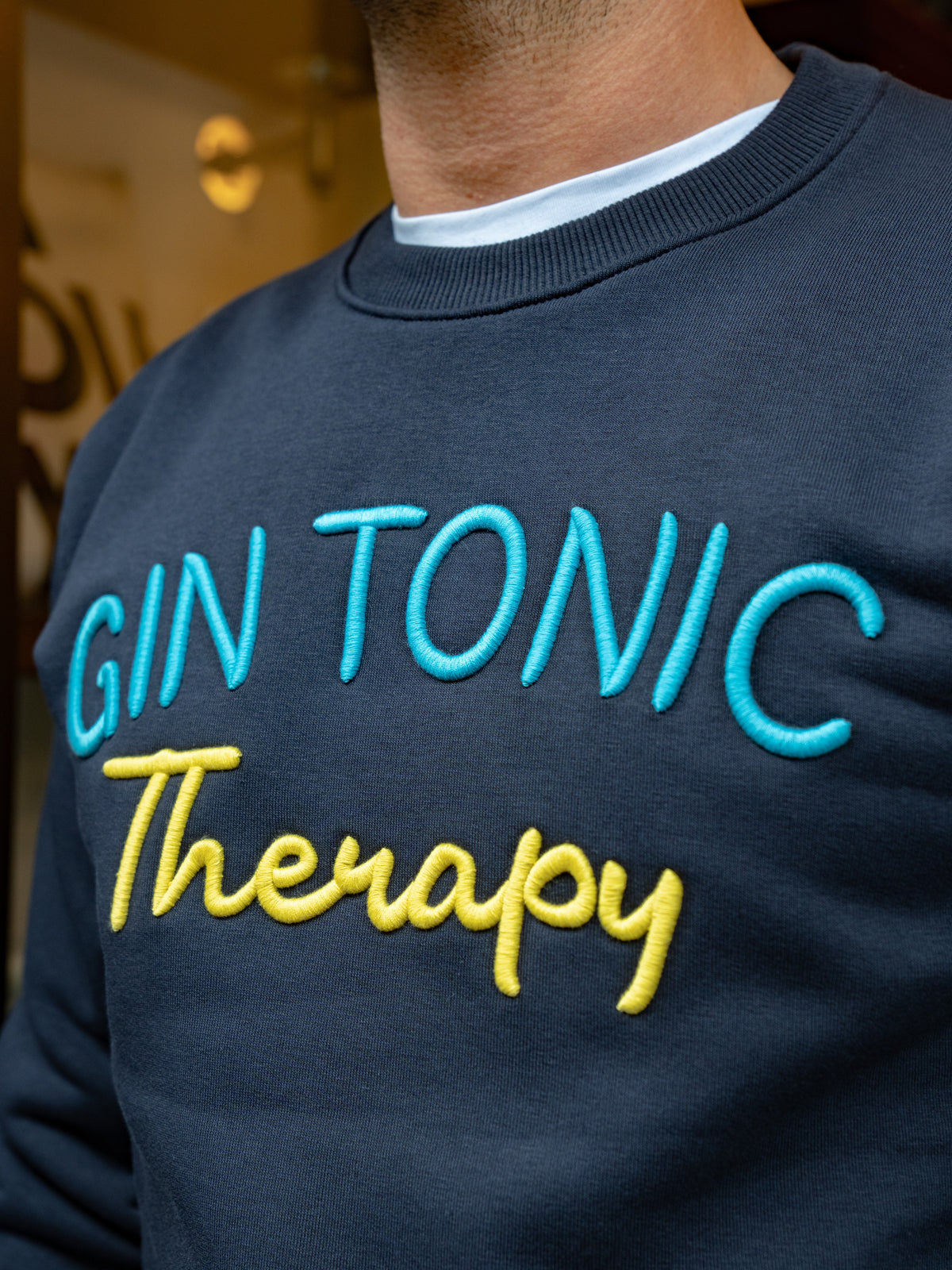 FELPA GIROCOLLO GIN TONIC THERAPY