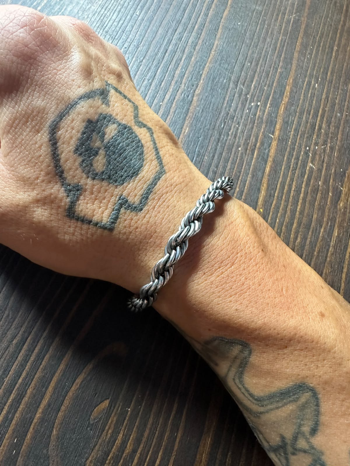 SACRAMENTO BRACCIALE CATENA ACCIAIO