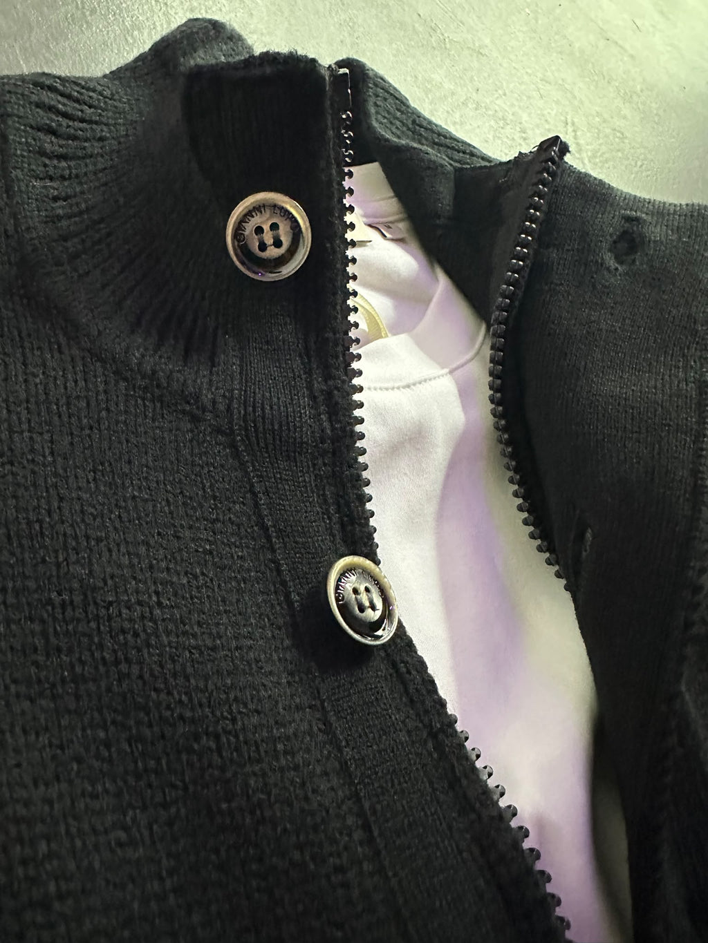 CARDIGAN CERNIERA NERO