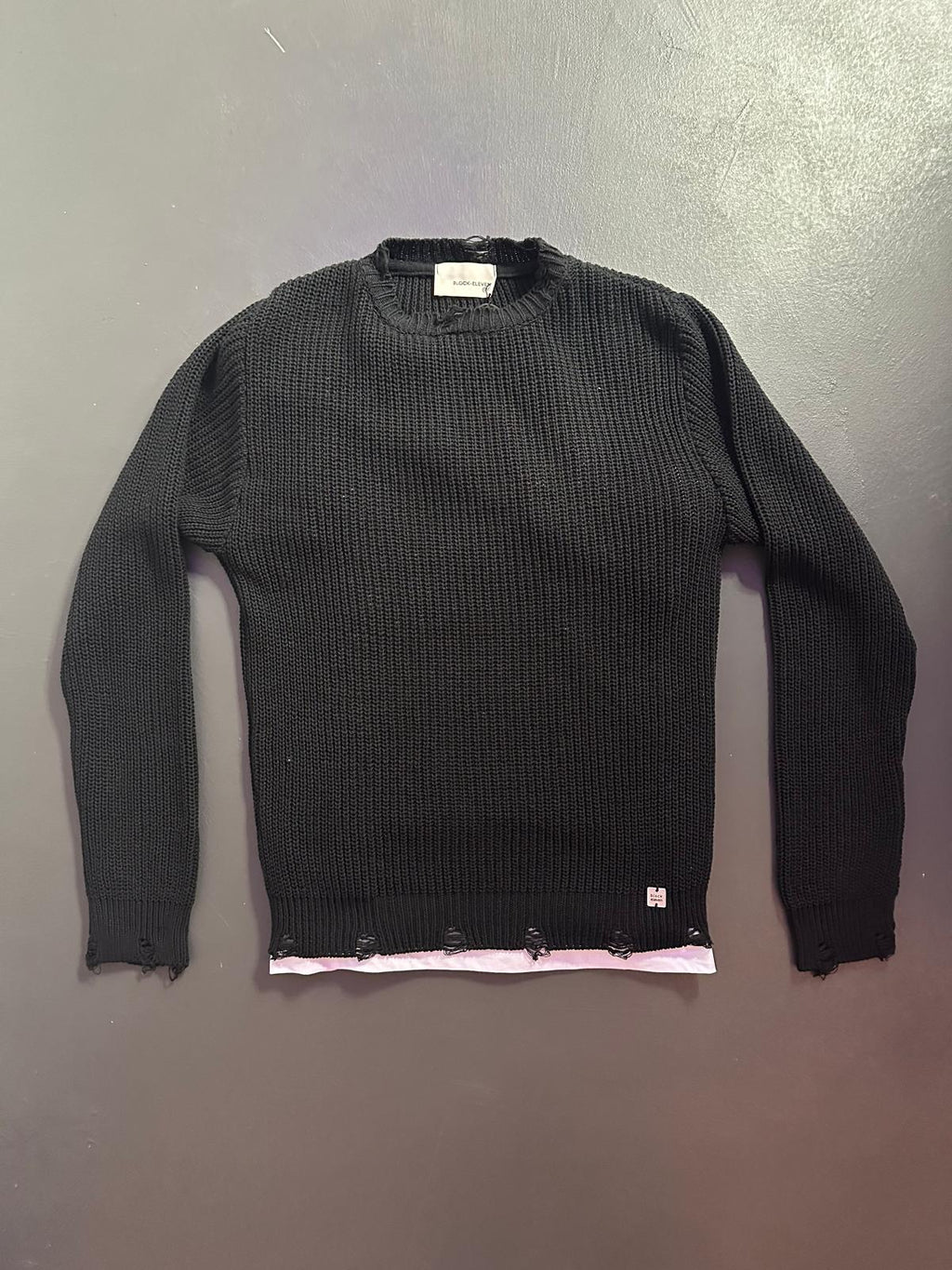 MAGLIONE GIROCOLLO DESTROYED