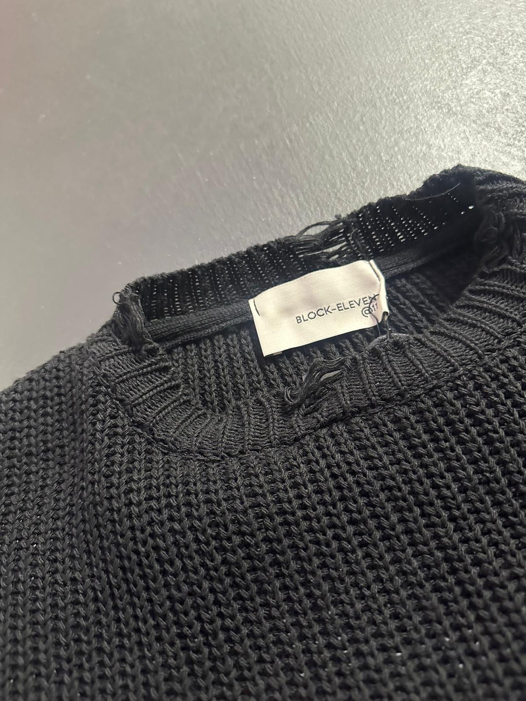 MAGLIONE GIROCOLLO DESTROYED