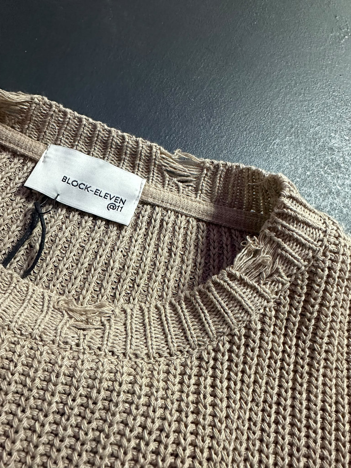 MAGLIONE GIROCOLLO DESTROYED