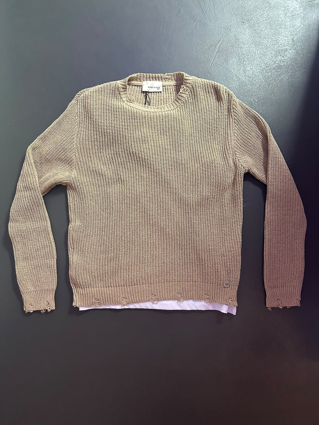 MAGLIONE GIROCOLLO DESTROYED