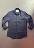 CAMICIA LINO NAVY - GIANNI LIPO
